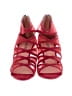 ASHRO Color Block Red Sandals Size 8 1/2 - photo 2