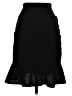 Agnes & Dora Solid Black Formal Skirt Size XXS - photo 1