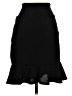 Agnes & Dora Solid Black Formal Skirt Size XXS - photo 2