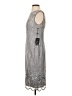 Adrianna Papell 100% Polyester Silver Cocktail Dress Size 4 - photo 5