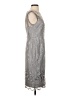 Adrianna Papell 100% Polyester Silver Cocktail Dress Size 4 - photo 4