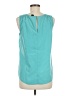 Maison Scotch 100% Polyester Teal Sleeveless Blouse Size Med (2) - photo 2