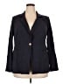 Lane Bryant Blue Black Blazer Size 20 - photo 1