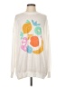 Show Me Your Mumu Graphic White Pullover Sweater Size XS - photo 1