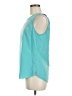 Maison Scotch 100% Polyester Teal Sleeveless Blouse Size Med (2) - photo 5