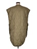 H&M 100% Polyester Green Tan Vest Size Med - Lg - photo 2