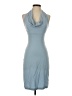 Parallel Solid Blue Casual Dress Size XS - photo 1