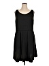 Elle Solid Black Casual Dress Size 1X - photo 1