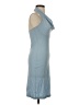 Parallel Solid Blue Casual Dress Size XS - photo 4