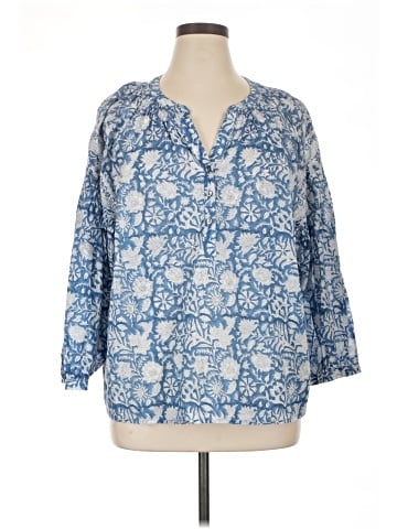 Purejill 3/4 Sleeve Blouse (view 1)