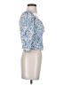 Hutch Blue 3/4 Sleeve Blouse Size S - photo 4