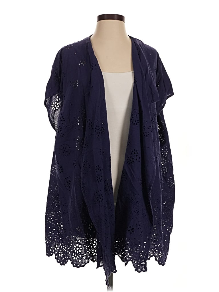 Pre-owned Jcrew Kimono In Blue