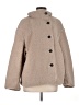 H&M 100% Polyester Solid Tan Coat Size M - photo 1