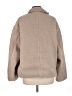 H&M 100% Polyester Solid Tan Coat Size M - photo 2