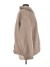 H&M 100% Polyester Solid Tan Coat Size M - photo 4