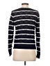 Gap 100% Cotton Stripes Silver Pullover Sweater Size S - photo 2