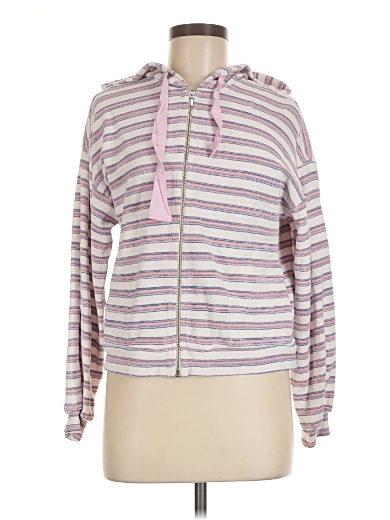 Pre-owned Roller Rabbit Zip Up Hoodie In Pink