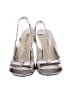 CL by Laundry Metallic Silver Heels Size 9 1/2 - photo 2