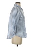 L.L.Bean 100% Cotton Stripes Blue 3/4 Sleeve Button-Down Shirt Size S - photo 4