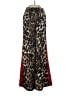 Q2 100% Polyester Animal Print Brown Red Casual Pants Size S - photo 1