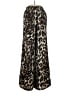 Q2 100% Polyester Animal Print Brown Red Casual Pants Size S - photo 2
