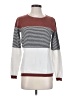 Staccato Color Block White Pullover Sweater Size S - photo 1