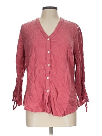 Foxcroft 3/4 Sleeve Blouse (view 1)