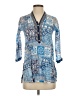 Limelight Blue 3/4 Sleeve Blouse Size XS - photo 1