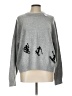 Lou & Grey Graphic Gray Pullover Sweater Size L - photo 1
