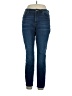 MICHAEL Michael Kors Solid Blue Jeans Size 14 - photo 1