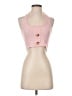 Romwe Pink Sleeveless Top Size 4 - photo 1