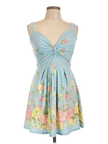 Planet Gold Cocktail Dress (view 1)