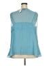 Lane Bryant 100% Polyester Teal Sleeveless Blouse Size 28 - photo 2