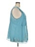 Lane Bryant 100% Polyester Teal Sleeveless Blouse Size 28 - photo 4