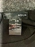 Aqua Solid Black Casual Dress Size XS - photo 7