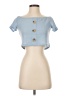 Romwe Blue Cardigan Size 4 - photo 1