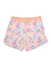 Lands' End 100% Polyester Floral Pink Shorts Size 14 - photo 1