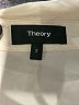 Theory Color Block Ivory Long Sleeve Button-Down Shirt Size S - photo 7