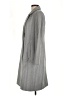 Cole Haan Chevron-herringbone Gray Coat Size 6 - photo 5