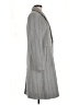 Cole Haan Chevron-herringbone Gray Coat Size 6 - photo 4
