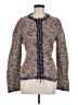 Escada Tweed Purple Cardigan Size EU 38 / US 8 - photo 1