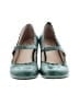 Miz Mooz 100% Leather Teal Heels Size 11 - photo 2