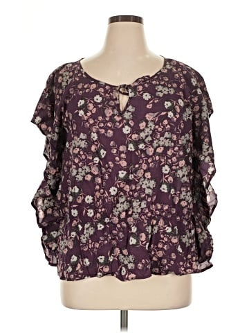 SONOMA life + style 3/4 Sleeve Blouse (view 1)