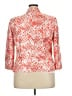 Kasper 100% Polyester Print Orange Blazer Size 18 - photo 2