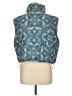 Ann Taylor LOFT 100% Polyester Blue Vest Size L - photo 2