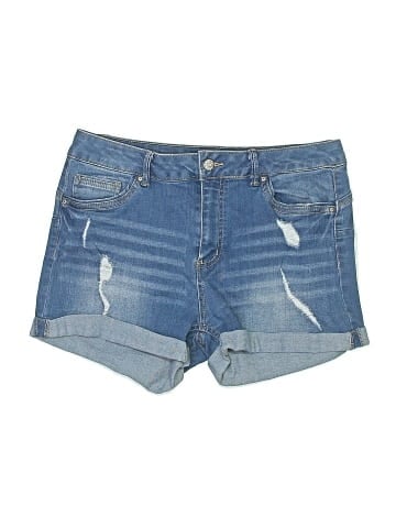 Wax Jean Denim Shorts (view 1)