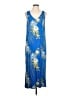Unbranded Blue Casual Dress Size L (estimated) - photo 1