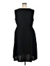 Faded Glory Solid Black Casual Dress Size 3X - photo 2
