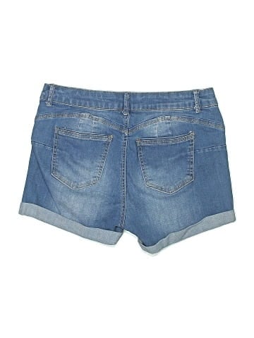 Wax Jean Denim Shorts (view 2)