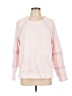 J.Jill 100% Cotton Solid Pink Sweatshirt Size Lg Petite - photo 1